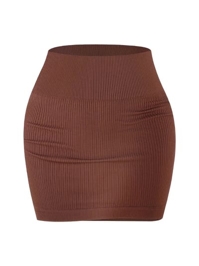 Livano Rokje Dames - Korte - Korte Broek - Wandelrok - Legging - Koffie - S