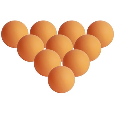 10 STUKS Naadloze Tafeltennisbal ABS Geel Afbreekbaar 40+ Pingpong Wedstrijdaccessoire orange
