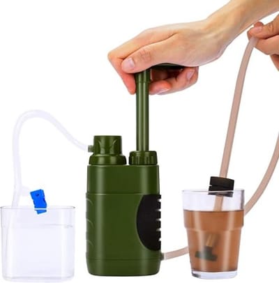 Waterzuiveringsapparaat - Draagbare Waterfilter Kan 5000 l Filteren - Waterzuiveringssysteem Outdoor Met Opbergtas - Waterzuiveraar Drinkwater - Handig Voor Camperen