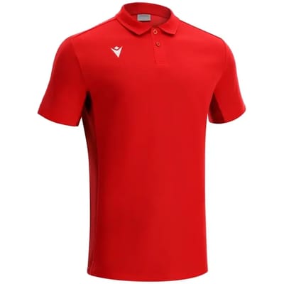 Macron Clarinet Polo Heren - Rood / Donkerrood | Maat: 3XL