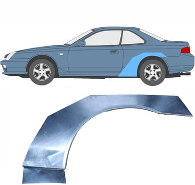 Reparatiepaneel achterspatbord voor Honda Prelude 1996-2001 / Links