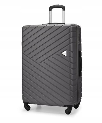 Puccini Malaga Grote Koffer ABS Antraciet 76.5cm 91L TSA Slot