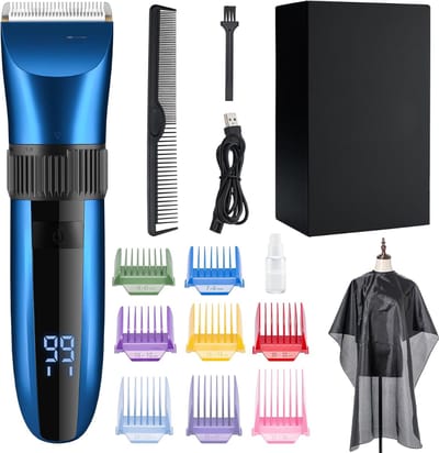 Florixa® Trimmer Baard - Trimmer - Zwart - 16cm x 8cm x 25cm