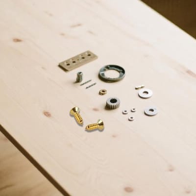 Dailygoods- Houtschroeven 20 stuks - M3,5 x 12 mm - Messing - Kruiskop - Zelftappende - Voor houten meubels - Schroeven