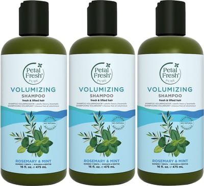 PETAL FRESH - Shampoo Rosemary & Mint - 3 Pak