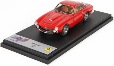 1:43 Diecast modelauto Ferrari 250 Lusso Coupe 1963 Red BBR Models