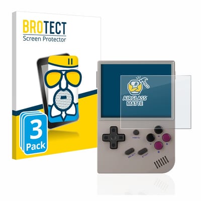 BROTECT - Screenprotector voor Anbernic RG35XX - Folie Beschermfolie Beschermglas matte 3 Stuks