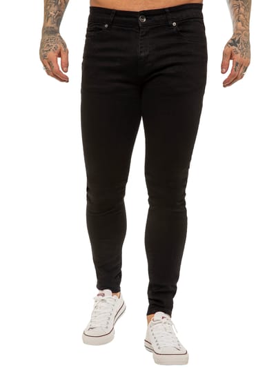 Enzo heren skinny super stretch denim jeans