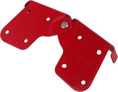 Ladderscharnier - Ladderonderdeel - Ladder Reparatie - Zwaar Uitvoering - 6.2 x 3.5 inch - Rood