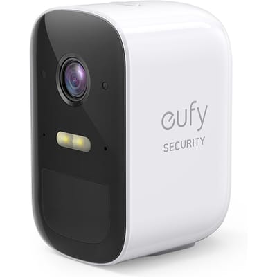 eufy Security - eufyCam 2C add-on - Zwart en wit - Draadloze Beveiligingscamera - 180 dagen batterijduur - HomeKit Compatible