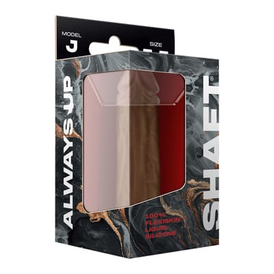Shaft Model J 5.5 inch Liquid siliconen dildo Oak - Bruin - 14.5 cm