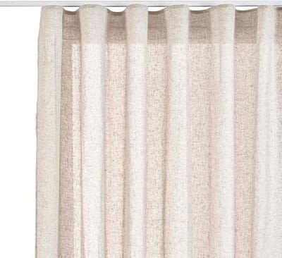 Stor Planet Linum 280x300 Cm Gordijn Met Ringen Beige
