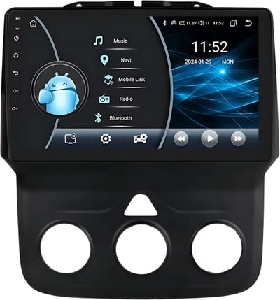 Autoradio met bluetooth - Carplay - Voor Dodge Ram 1500/ 2500/ 3500 (2013-2018) - Geschikt voor Apple en Android - Stereo - Navigatie - Navigatiesysteem auto - 2GB 32GB