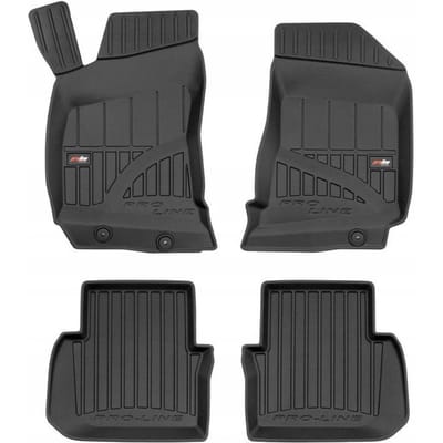 Frogum - No.77 - Automatten 3D - Geschikt voor SAAB 9-5 I (1997-2009) - 4-delig - TPE Rubber - Zwart