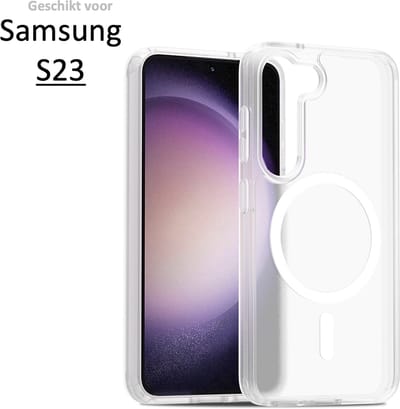 Brosendaal Hoesje - Geschikt voor Samsung Galaxy S23 – Transparant – Telefoonhoesje – Ondersteunt Draadloos Opladen – Ultradun en maximale Valbescherming