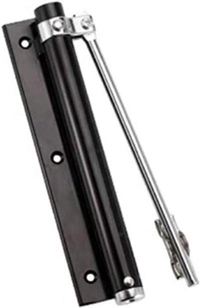 Automatische deursluiter - Zelfsluitende scharnier - Deur veilig sluiten - Verstelbare sluitsnelheid - 5mm x 180mm - Zilverkleurig
