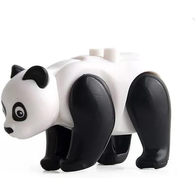 MOC 1 STuks Nationale Schat Panda Dierentuin Dier Bouwstenen Set Bosdieren Stenen Deeltjes ZELF MAKEN Speelgoed Kinderen Verjaardagscadeaus
