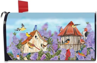 Brievenbus Cover - Brievenbus Decoratie - Tuin Aankleden - Weerbestendig Vinyl - Standaard Formaat - Multicolor