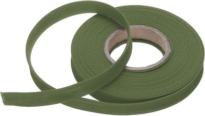 1/2 Inch Enkele Vouw Bias Binding Polyester Continue Bulk Bias Tape voor Naaien, Quilten en Creatieve Projecten (Donkergroen 10m)