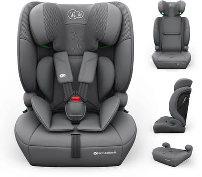 Kinderkraft COMFORT UP 2 PLUS – Autostoel - Meegroeiend - Verstelbaar - Grijs