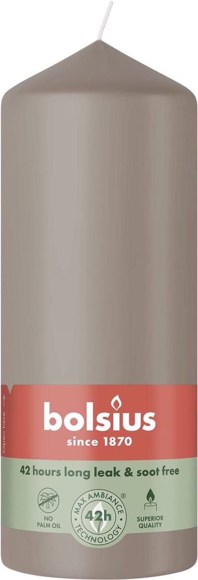 Bolsius Stompkaars 150/58 Light Taupe (1 stuk)