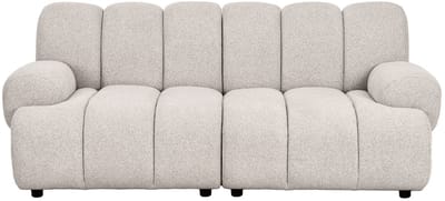 House Nordic 2,5-Zits Bank Taza - Zand - 100x98x82cm