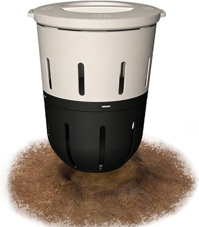 Compostbak Tuin - Bodem Composter - Afval Verwerken - Geurcontrole Systeem - 10 Liter - Meerkleurig