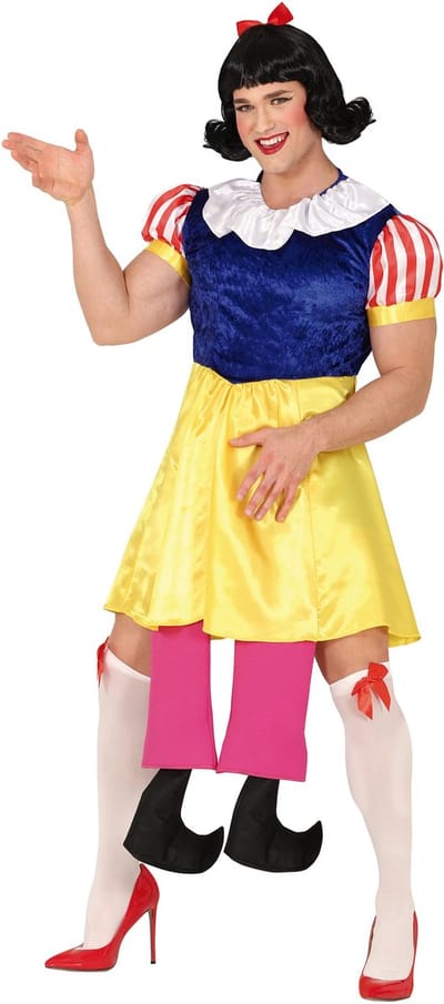 FIESTAS GUIRCA, S.L. - Humoristische prinsessenvermomming voor mannen - L (50)