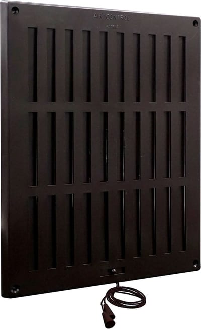 Schuifrooster afsluitbaar 250x300mm, kunststof bruin (10"x12" / 04)
