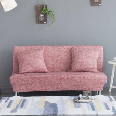 Housse de canapé extensible pliante grande élasticité housse de canapé pour canapé sans accoudoir housse pliante pour canapé-lit Copridivano Size L 195-225cm