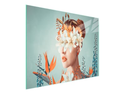 TMK ArtDeko Serie - Snijplank van gehard glas - 52x30 cm - UV-print - Antislip