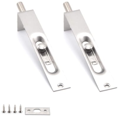 Stainless Steel Door Door Flush Bolt Latch Lever Action Flush Slide Lock Bolt