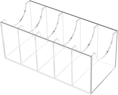 Opbergdoos Riemen - Organizer Acryl - Kleding Organiseren - Transparant Ontwerp - 28.2 x 13.2 x 12.7 cm - Transparant