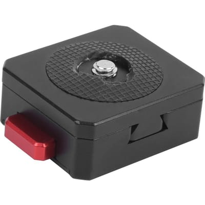Multifunctionele Legering Bevestiging Snelontgrendelingsplaat Camera V-Mount Batterijbevestigingsplaat gray