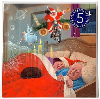 Art Revisited kerstkaart Marius van Dokkum - Kerstdroom
