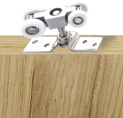 Dailygoods- Schuifdeurrail Vlotte en Stille Verrichting - Houten Deur - Hangende Rail - Duurzaam - Eenvoudig te Installeren - Geschikt voor Badkamervouwdeuren - Deursysteem