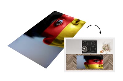 Keukenloper - Loper keuken - Vlag van Duitsland - 120x60 cm - Keukenloper vinyl