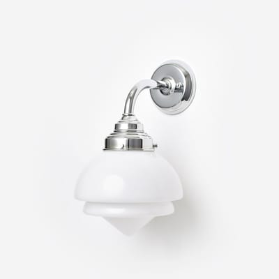 Wandlamp Small Pointy Curve Chroom - Art Deco Trade