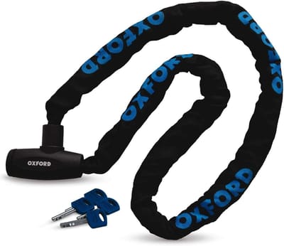 Ketting Slot - Motorketting Beveiliging - Fiets Beveiligen - Krasvrije Beschermhoes - 1.5 meter - Zwart