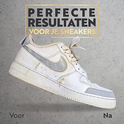 Famanu Sneaker Reinigingsset – Schoenreiniger voor leer, suède, nubuck & textiel – Sneaker Cleaner Incl. borstel & microvezeldoek – 118 ml