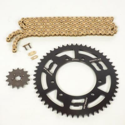 Kit chaîne Doppler pour Moto Aprilia 50 SX Après 2000 Neuf