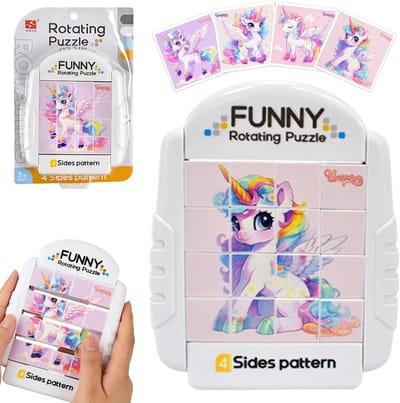 Montessori Puzzle for Children, 3D Puzzle for Children, Stitch 3D Puzzle, Toy for Girls from 3 Years, 4-in-1 Puzzle, 3D Puzzle for Children 2, 3, 4, 5 and 6 (Bangs)