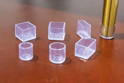 Set van 16 Transparante Stoelpootbeschermers - Dikke Beschermcaps voor Houten Vloeren en Meubels - Rond 35mm voor Vloerbescherming en Duurzaamheid