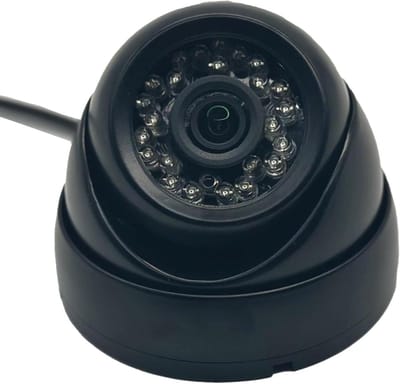 Beveiligingscamera - Dome Camera - Voertuig Surveillance - HD Nachtzicht - 8.5 cm Hoog - Zwart