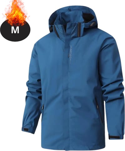 Nivard Windjas Voor Heren - Parka - Lente & Herfst - Jas - Volwassen - Windjack - Windbreaker - Outdoor - Donkerblauw - Maat M