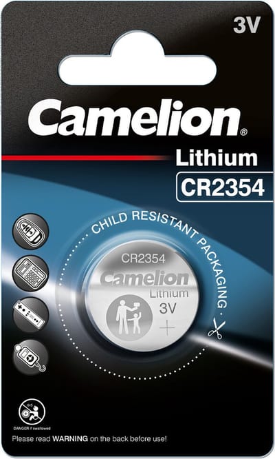 Camelion CR2354 Lithium Knoopcelbatterij – 3V – 1 Stuk – Betrouwbare Prestaties voor Diverse Toepassingen