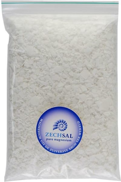 Zechsal Magnesium Bad Navulzak 2kg – Badkristallen – Ontspannend Bad met Magnesium