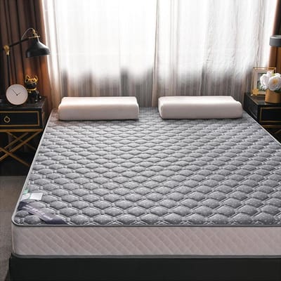 Zachte Futon Matras - Vloermatras Kussen - Comfortabel Slapen - 4-laags Structuur - 200x220cm - E