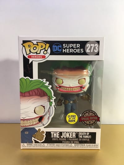 Funko Pop! DC Comics Super Heroes: The Joker (Death of the Family) #273 Glows in the Dark Exclusive