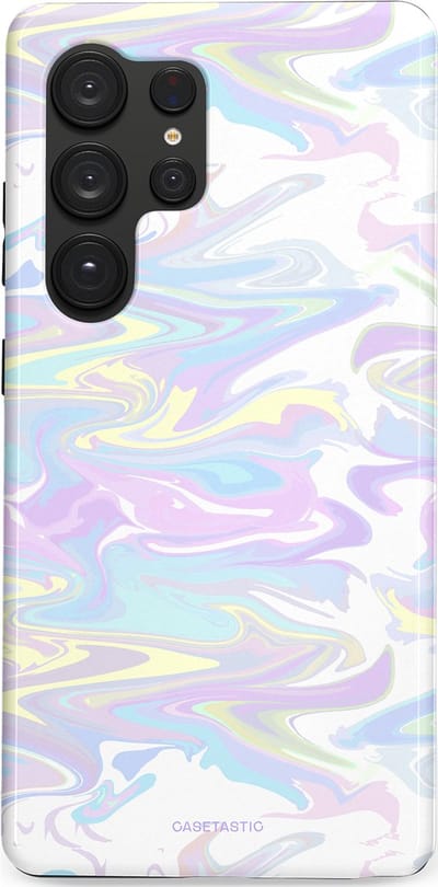 Casetastic Hoesje Geschikt voor Samsung S25 Ultra - Stijlvolle Beschermende Duo-layer Case - IJsdans van kleur